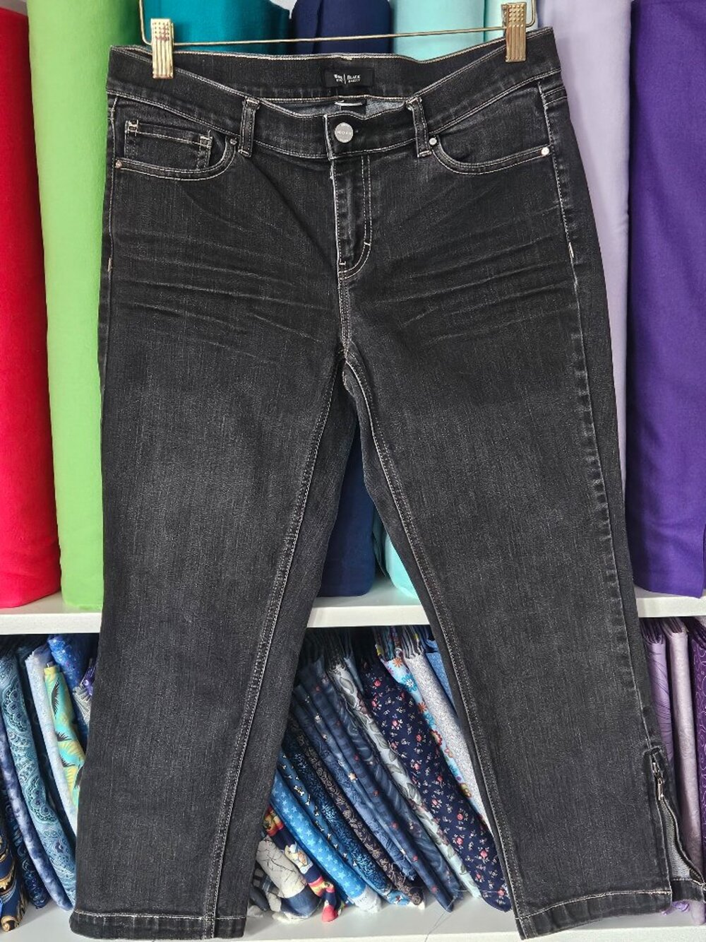 WHBM Straight Leg Ankle Jeans